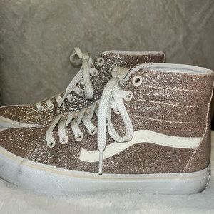 Rose Gold High Top Vans